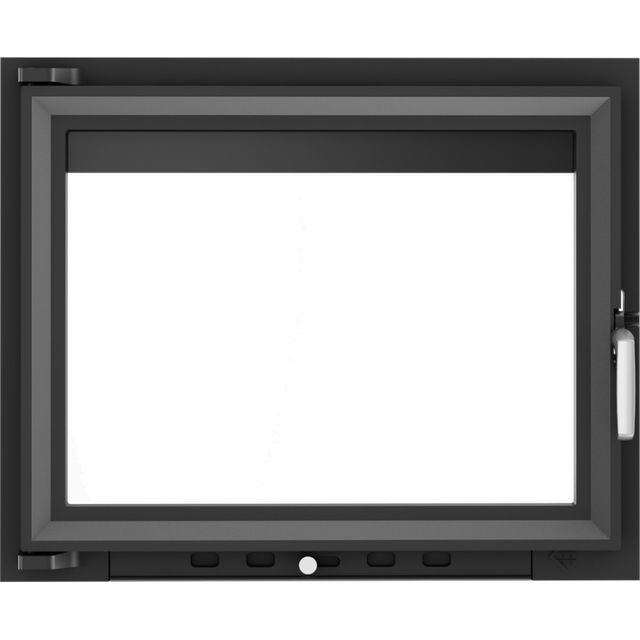 Дверца чугунная для печей и камина с большим стеклом Robax 491*600