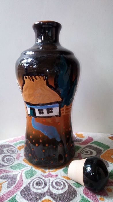 етно бутиль в українському  стилі Hand Made