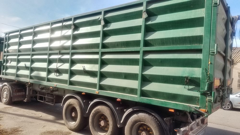 Причіп самоскид,осі SAF,двійна напіврисора,наклепаний,вали зроблені