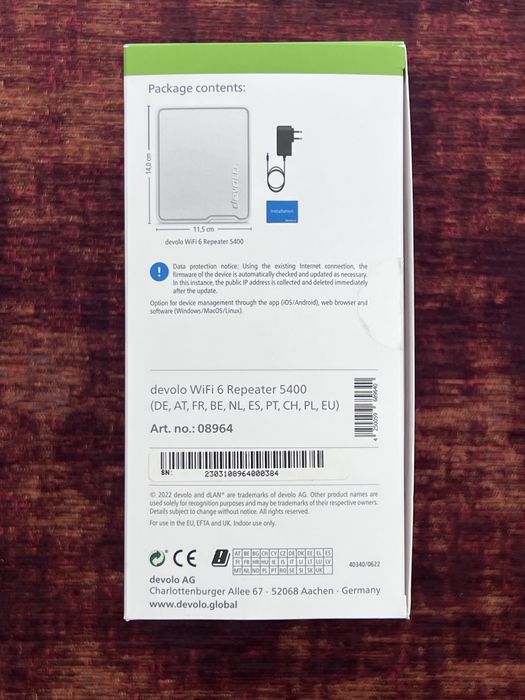 Devolo wifi 6 repeater 5400491379468954521601