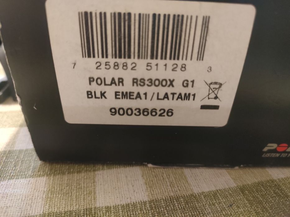 Zegarek treningowy polar rs 300x G1 zestaw