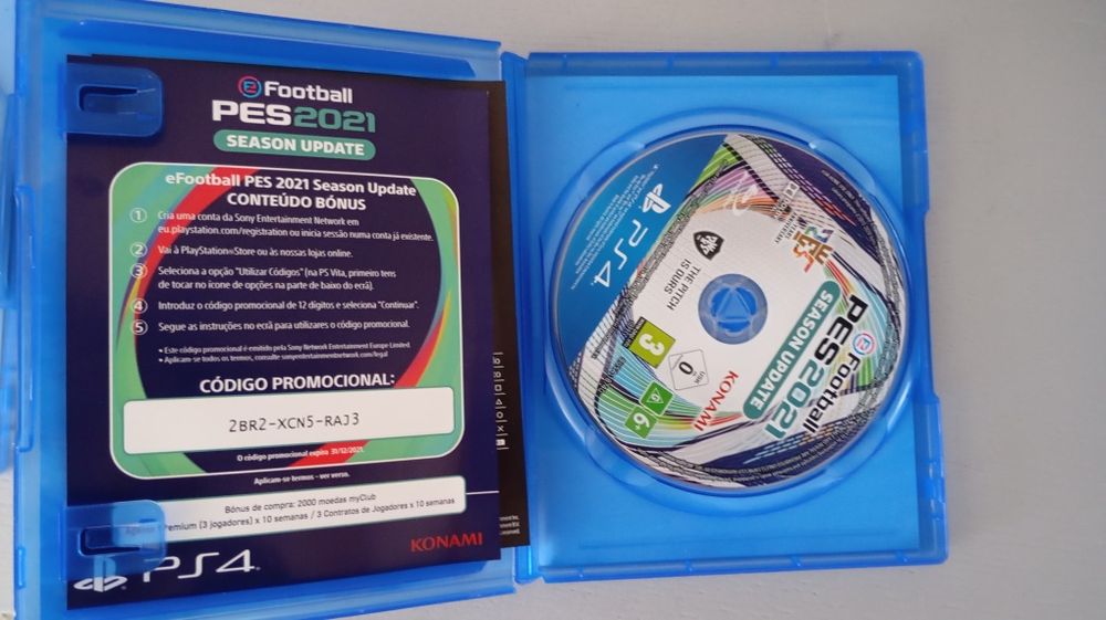 Vendo Pes 2021 e WWE 2k25