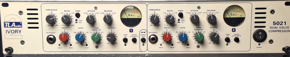 TL Audio Ivory 5021 – Compressor a válvulas estéreo