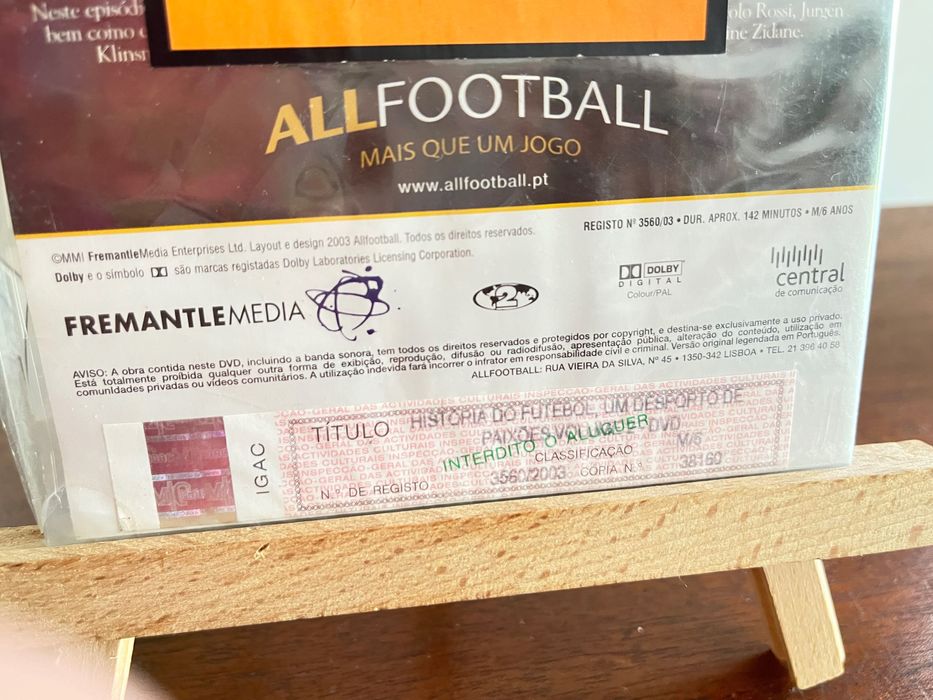 DVD – História do Futebol: Um Desporto de Paixões – Volume 2