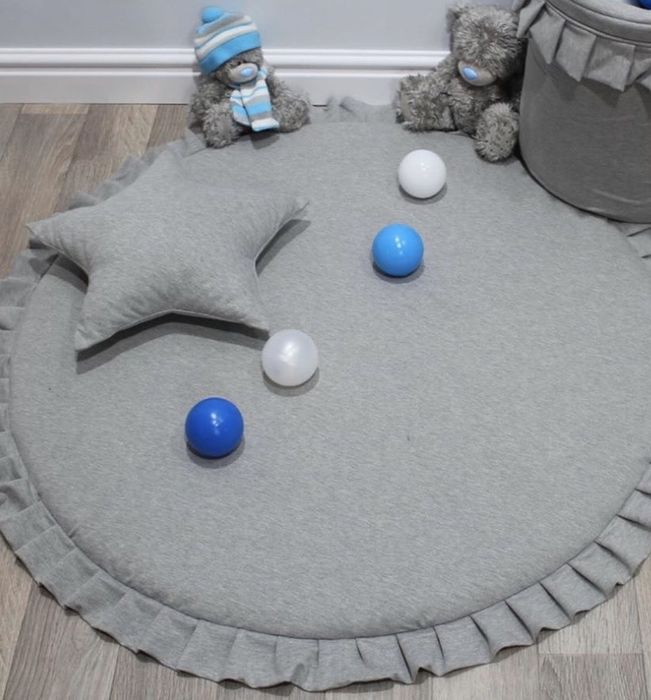 Детский коврик и подушка звездочка