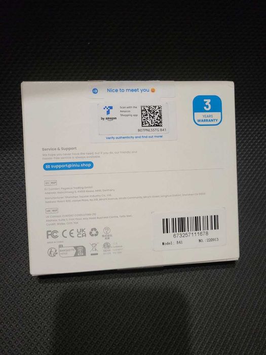 Power bank павер банк bi b41 10000mah INIU