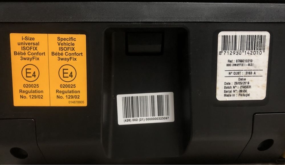 Cadeira de bebé auto Bebé Confort com Isofix