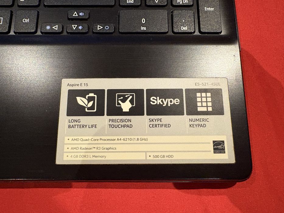 Portati Acer Aspire E 15