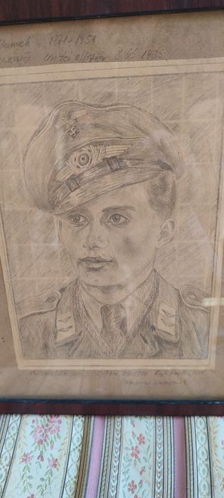 Żołnierz niemiecki szkic