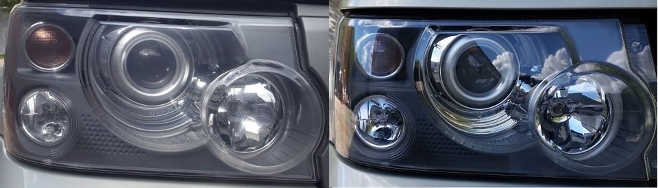 Полірування фар авто, відновлення фар, встановлення лінз, DRL