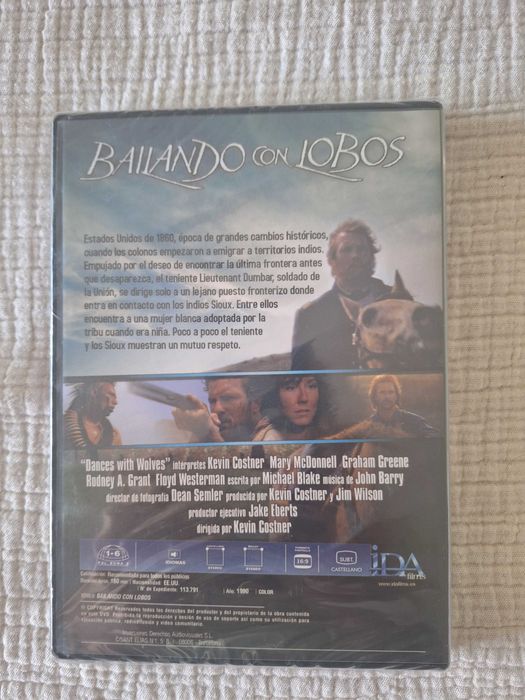 DVD Original - novo - Dancing with Wolfes