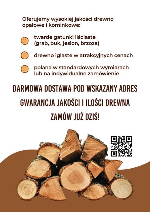 Drewno opałowe i kominkowe