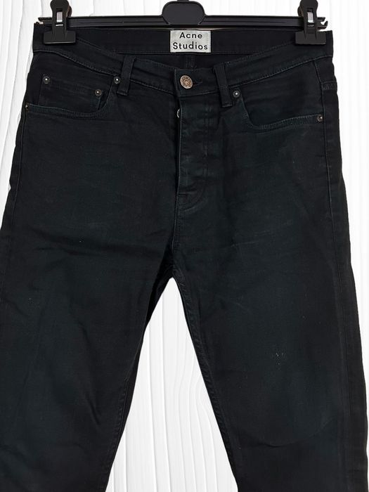 Acne Studios Town Stay Cash roz. W30 L32 męskie czarne dżinsy