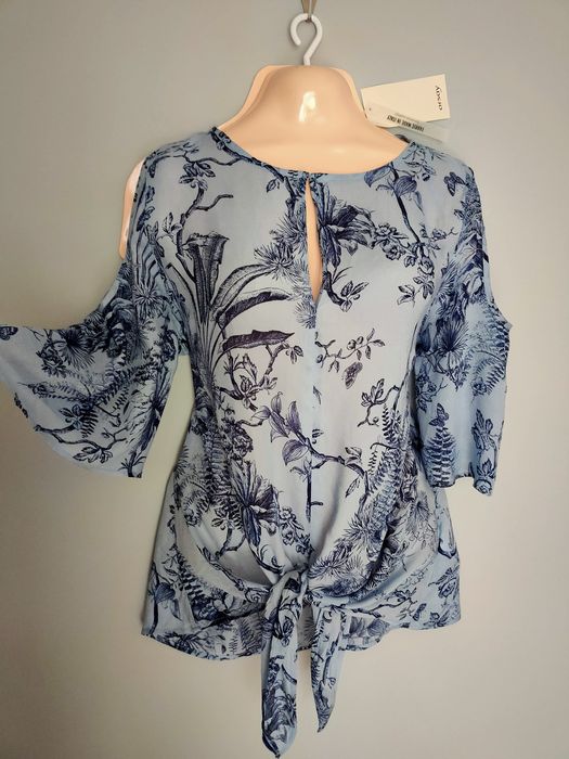 Nowa jasnoniebieska bluzka S/M Orsay premium quality nowa z metką wiskoza lekka zwiewna