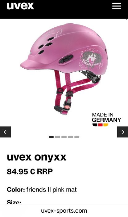 Шолом для верхової їзди Uvex 49-54 оригінал