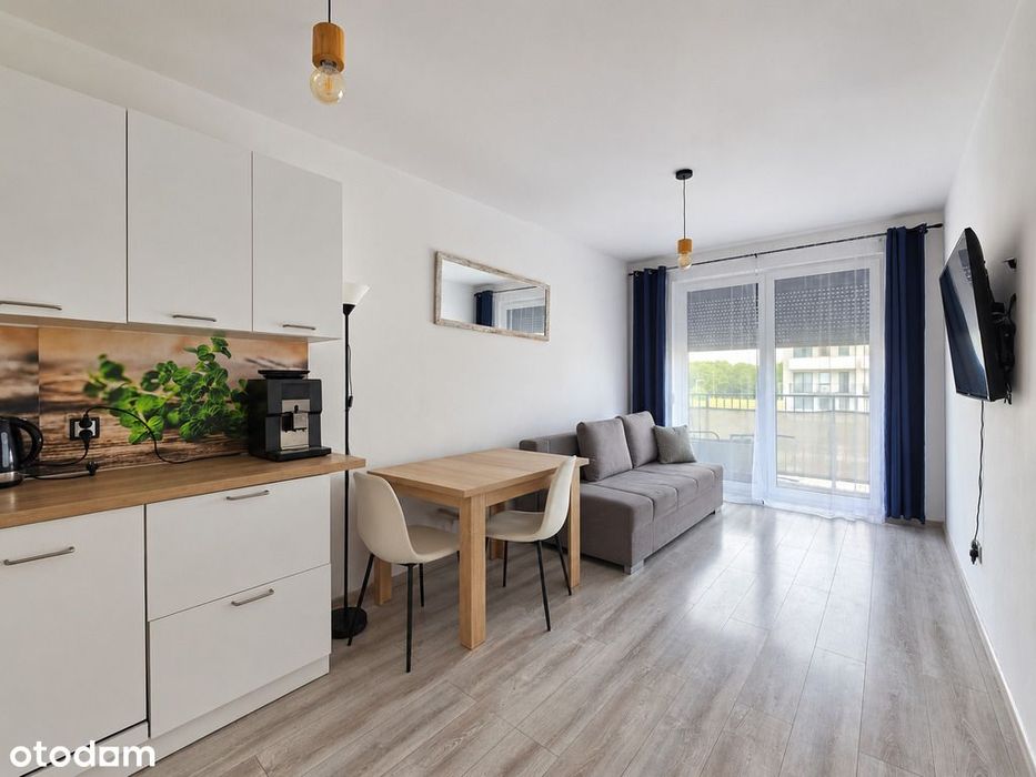 Dwa pokoje, garderoba, duży balkon, nowe osiedle