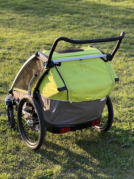 Przyczepka rowerowa Thule Cab 2 zielona
