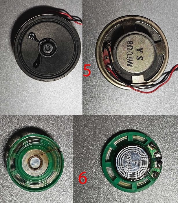 Динамики от колонок разные