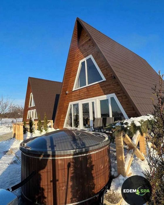 Чан на дровах від Виробника. Купіль з підігрівом і джакузі.