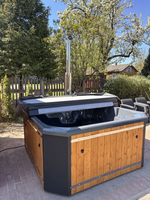 Jacuzzi ogrodowe Balia Ogrodowa z piecem zewnetrznym, raty 0%
