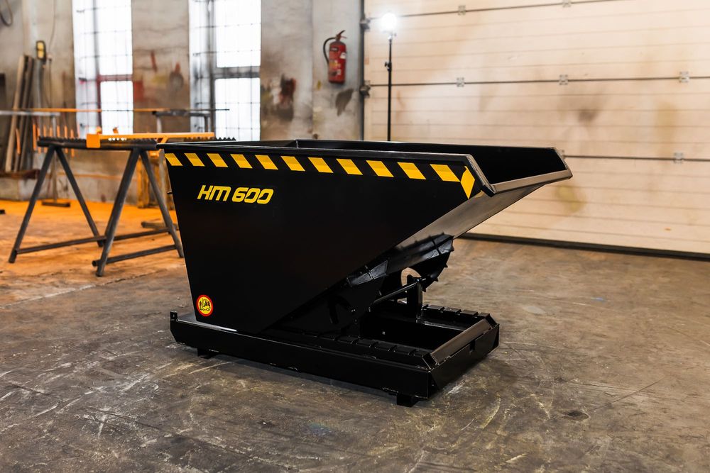 Kontener / Kontener samowyładowczy / Kontener metalowy 600L