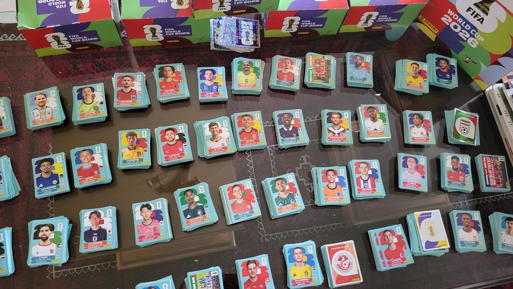 Mundial 2026: vendo cromos a 0,40€ cada. Quase todos os números disponíveis.