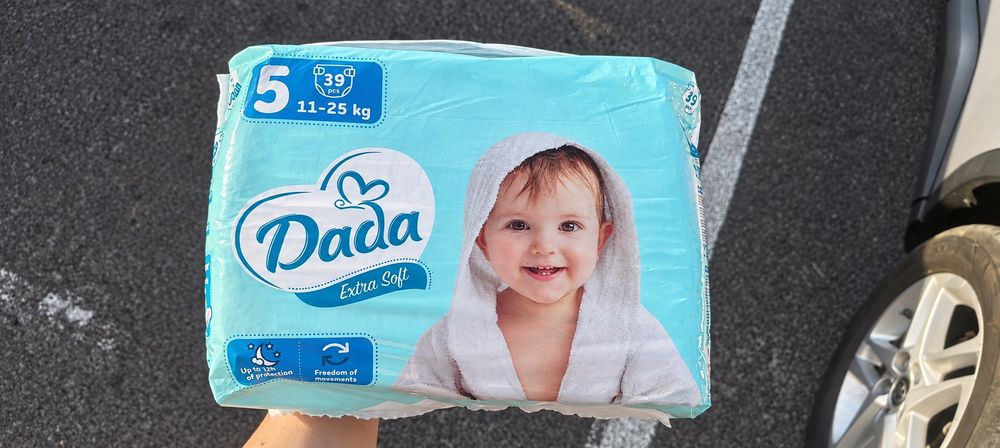 Підгузки Dada, Pampers - розміри 5, 6, 7