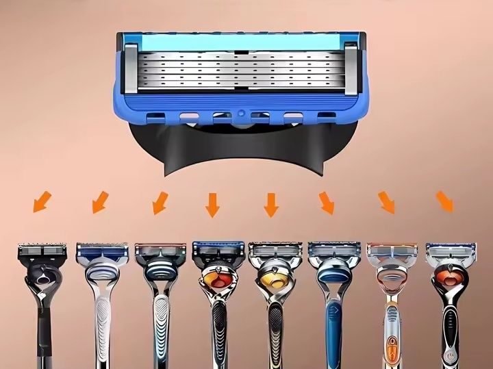 8 шт Gillette Fusion5 картриджи, бритвенные кассеты лезвия