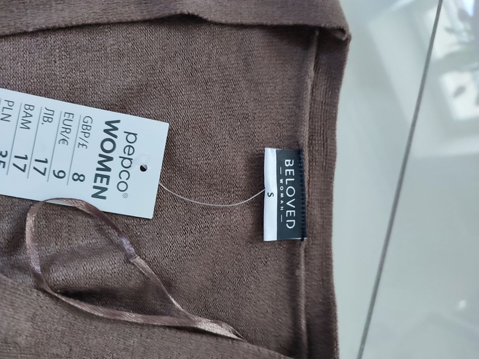 Sweter damski kardigan nowy rozmiar S akryl