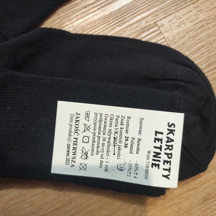 Skarpety letnie wojskowe wz.538/MON