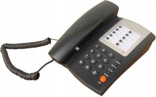 Telefon stacjonarny Mescomp Tytus granatowy MT 575