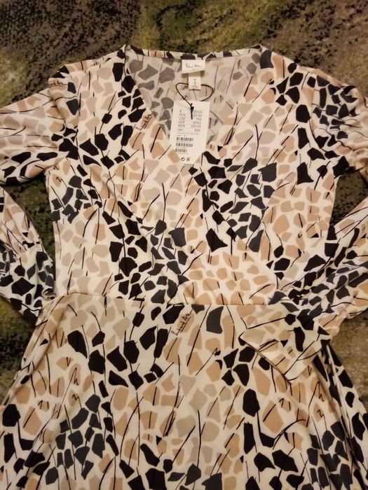SUKIENKA wzór geometryczny h&m