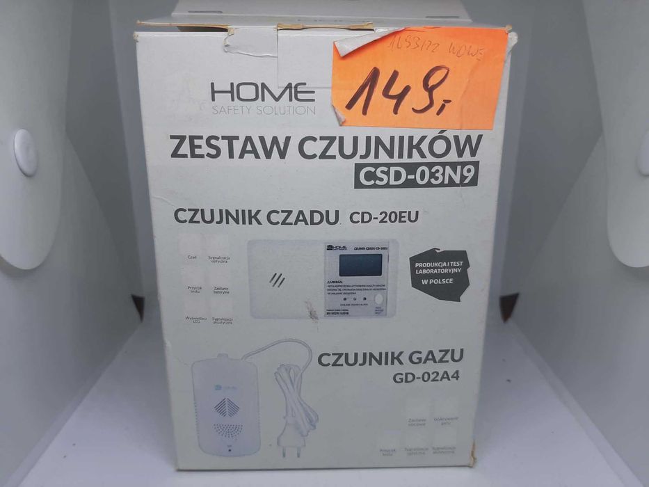 Zestaw czujników czadu i gazu Home Safety Solution Nowy