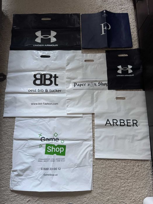 Брендовые пакеты Armani Massimo Zara Boss Adidas Puma Chicco Lacosta
