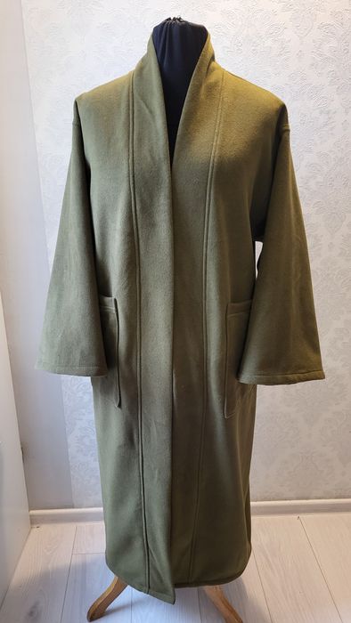 Wełna kimono unikat narzutka Płaszcz wełniany 38,40,42