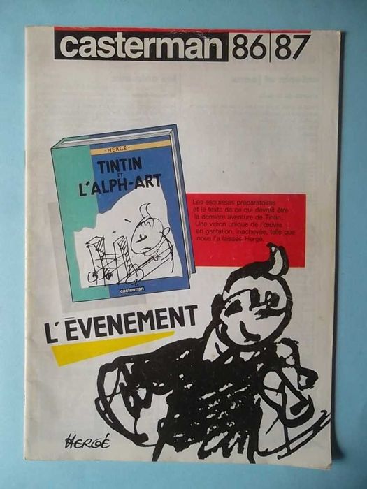 Catálogos BD Albin Michel , Casterman , anos 80/90.