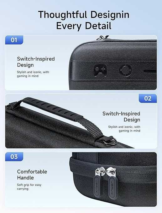 Futerał do przenoszenia kompatybilny z Nintendo Switch 2 (2025)