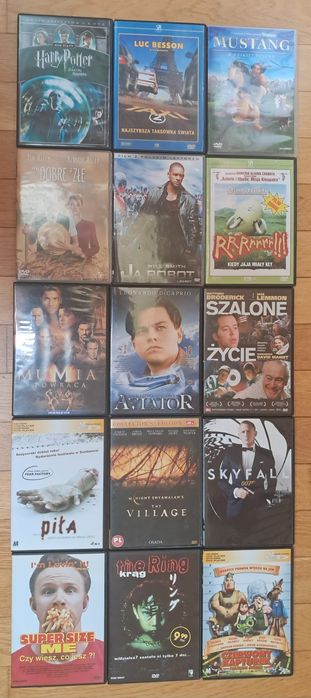 Zestaw filmów 135 tytułów DVD
