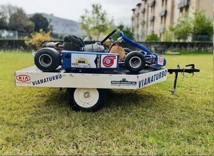Atrelado para kart - pronto a utilizar