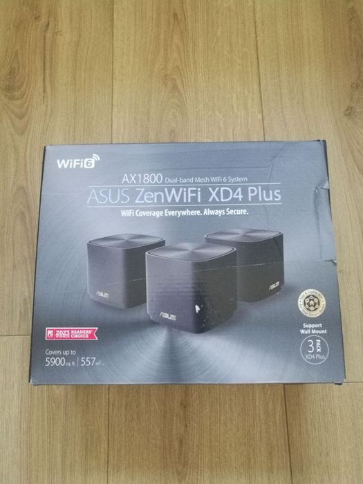 System Mesh ASUS ZenWiFi XD4 Plus Wi-Fi 6 AX1800 3-pack czarny