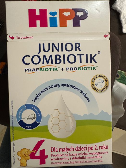 Mleko modyfikowane hipp bio combiotik 4 4 opakowania