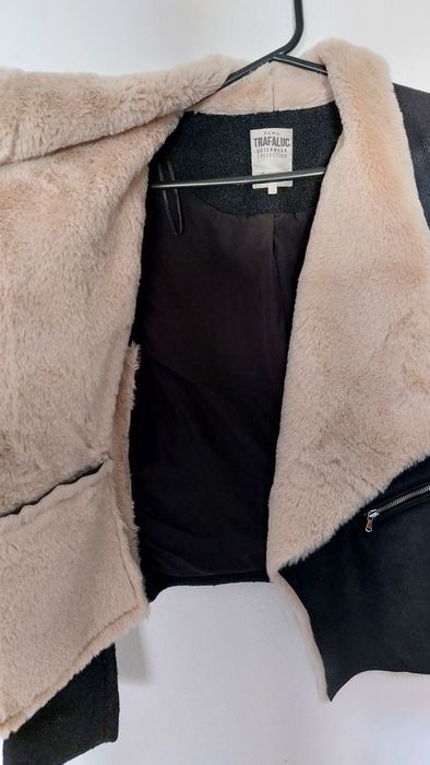 Casaco curto de pêlo Zara