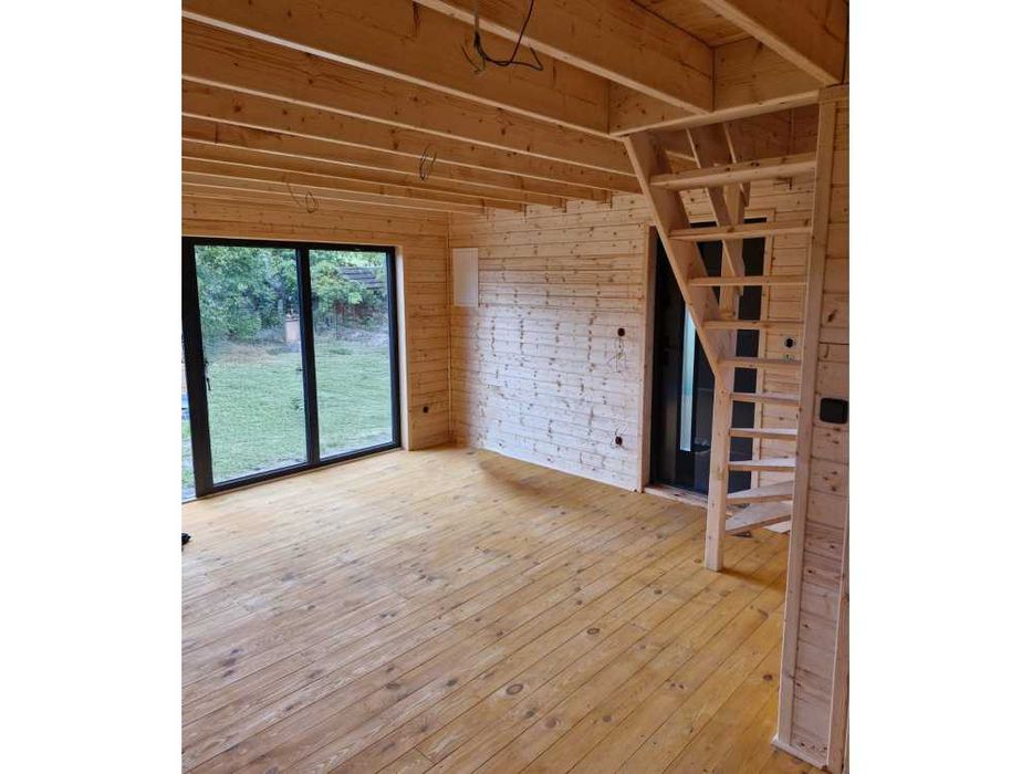 Nowoczesna stodoła W1 5x7m, domek drewniany, OKAZJA