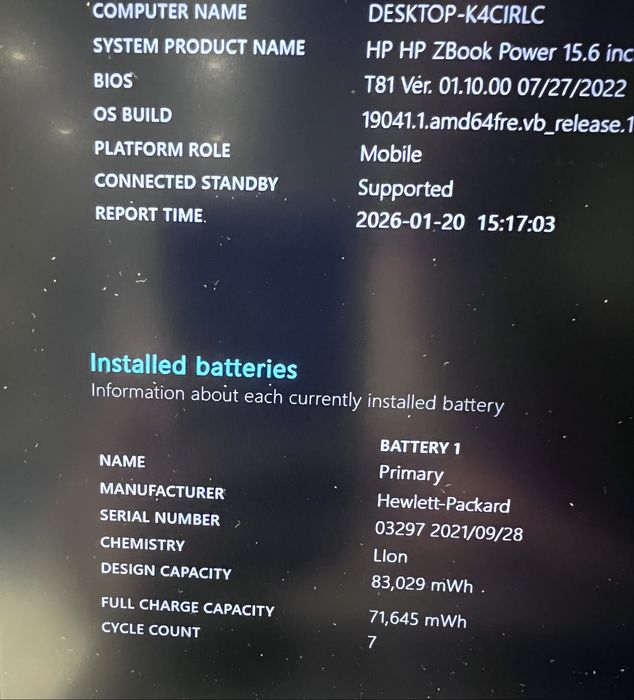 HP ZBook Power G8 | 32GB RAM | 512GB SSD | Excelente Estado