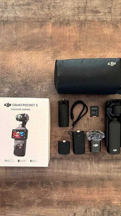 DJI Osmo Pocket 3 Creator Combo + karta 256 GB + filtr CPL