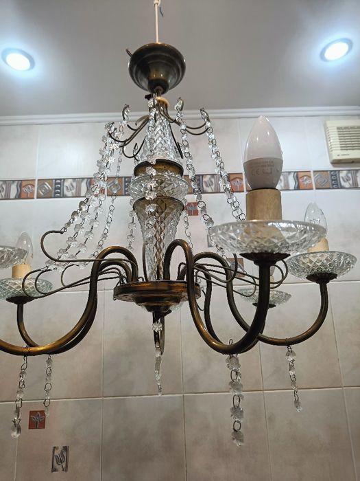 Люстра хрустальная Чехия в Одессе недорого на запчасти