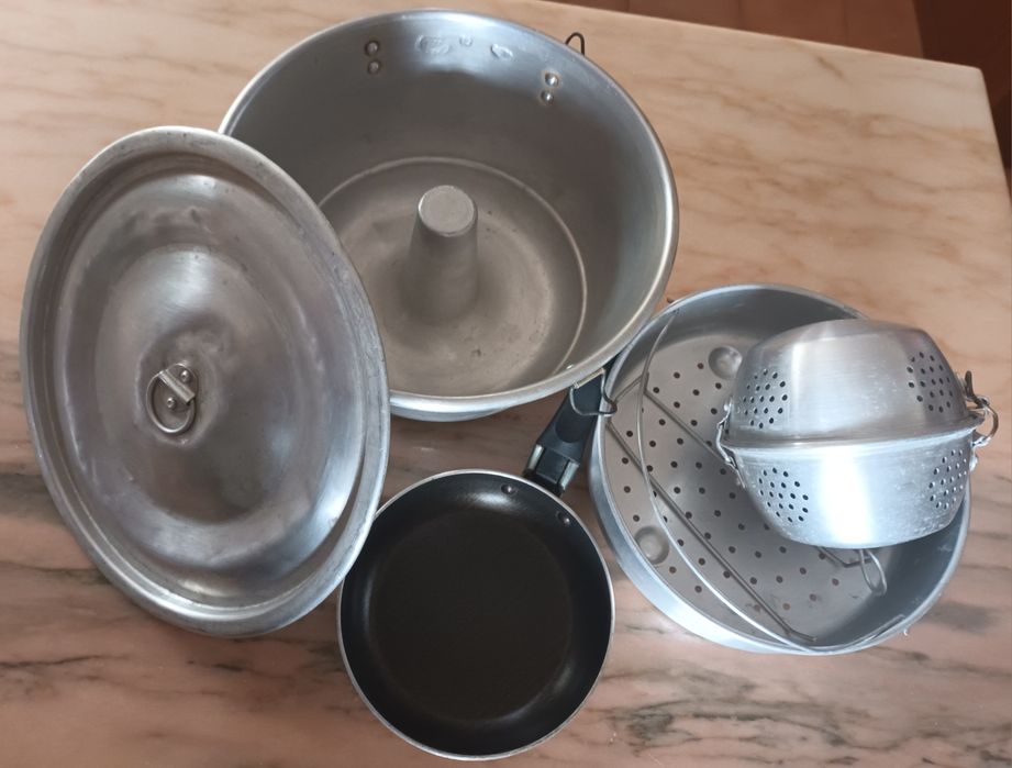 Conjunto de utensílios de cozinha