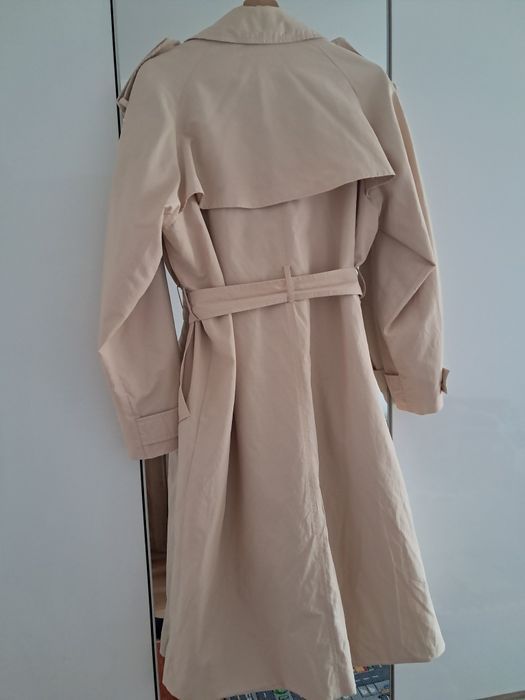 Płaszcz trench coat Reserved beżowy 36