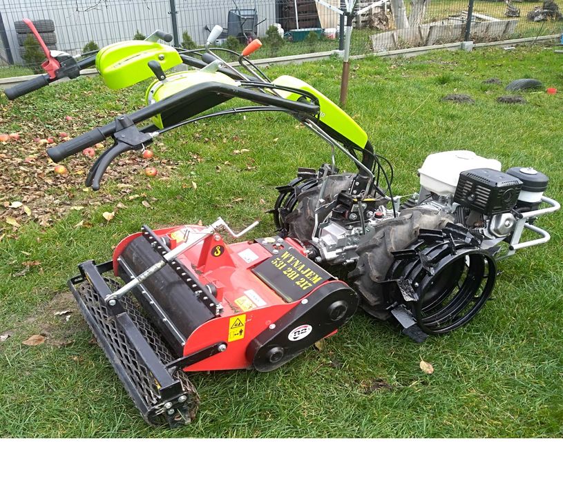 wynajem glebogryzarka separacyjna pług do ziemi bez operatora walec