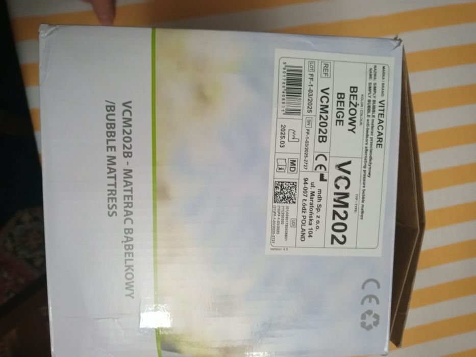 Materac przeciwodleżynowy